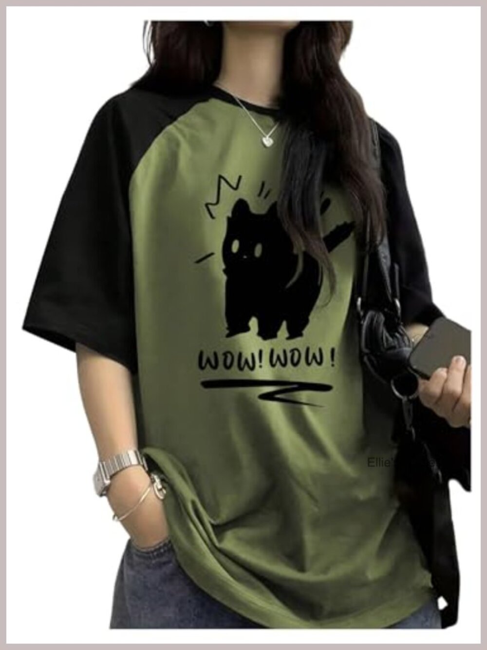 Oversized Graphic Tee Soft Breathable Crew Neck T-Shirt
